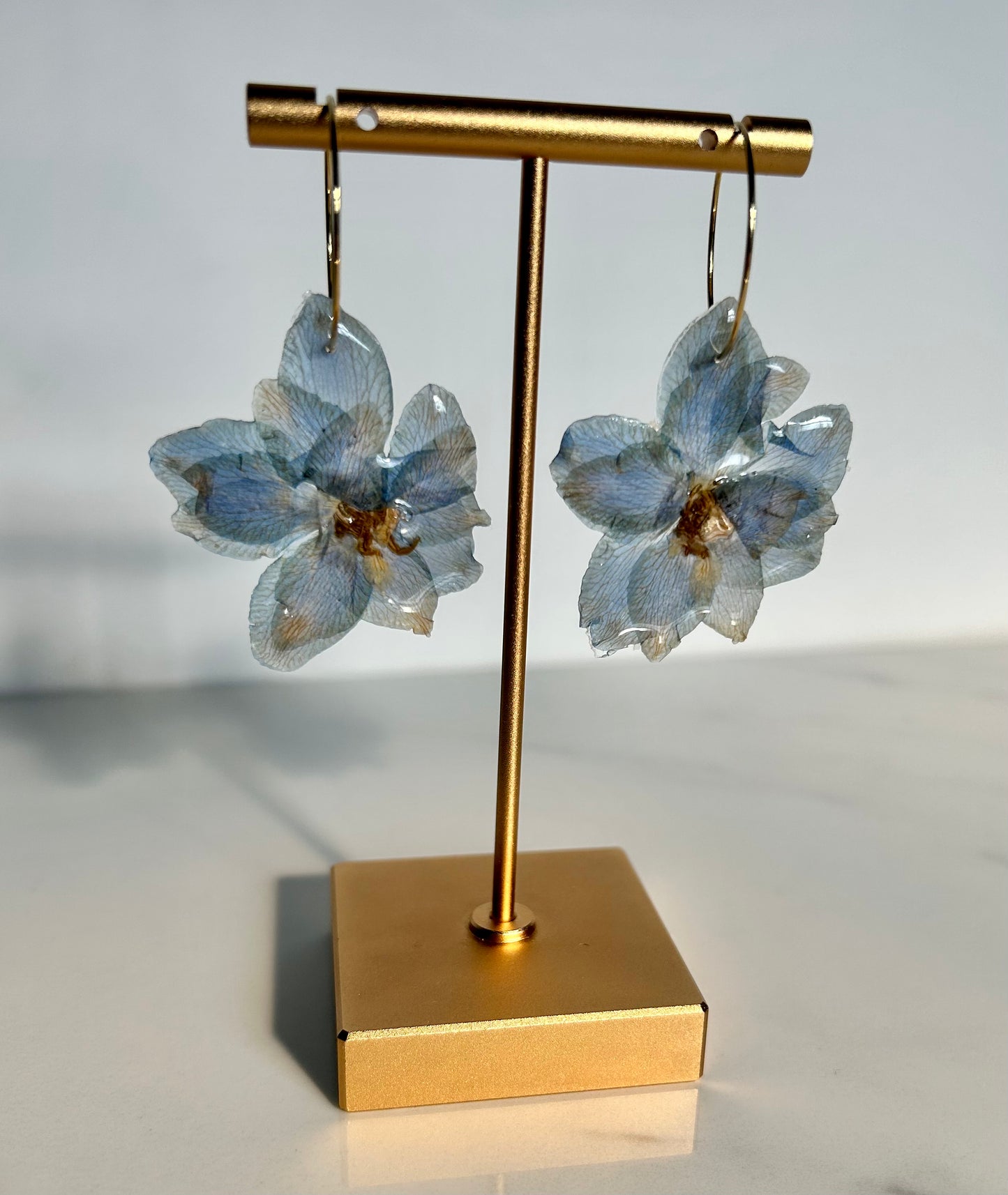 Larkspur Flower Hoop