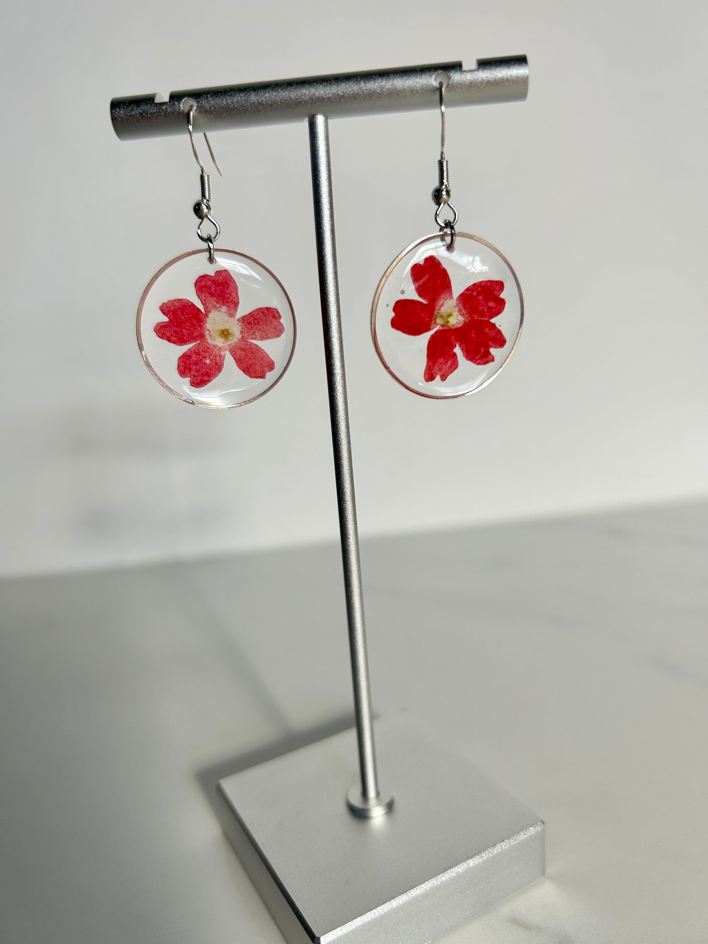Red Verbena (Silver)