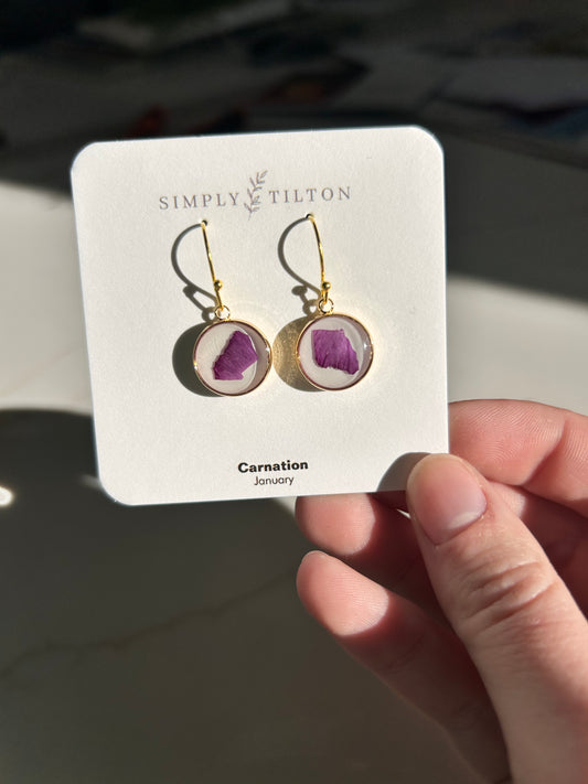 Birth Month Earrings